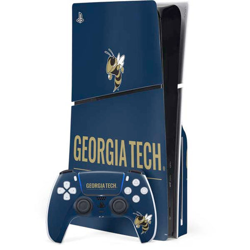 Georgia Institute of Technology Est 1885 Navy PlayStation PS5 Skins